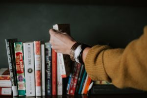 How To Get Marketing Experience from book on bookshelf
